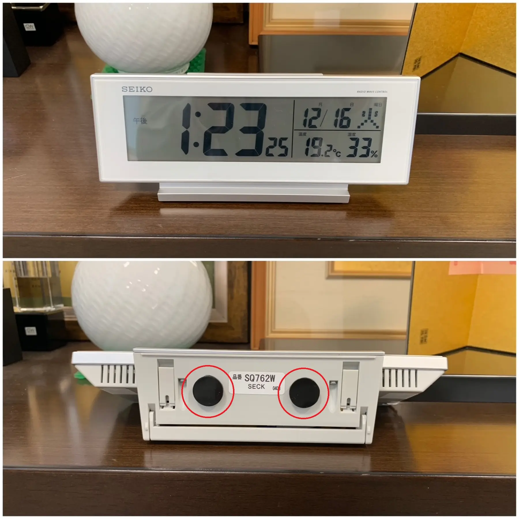 ノンブレン・タックゲルで時計を固定